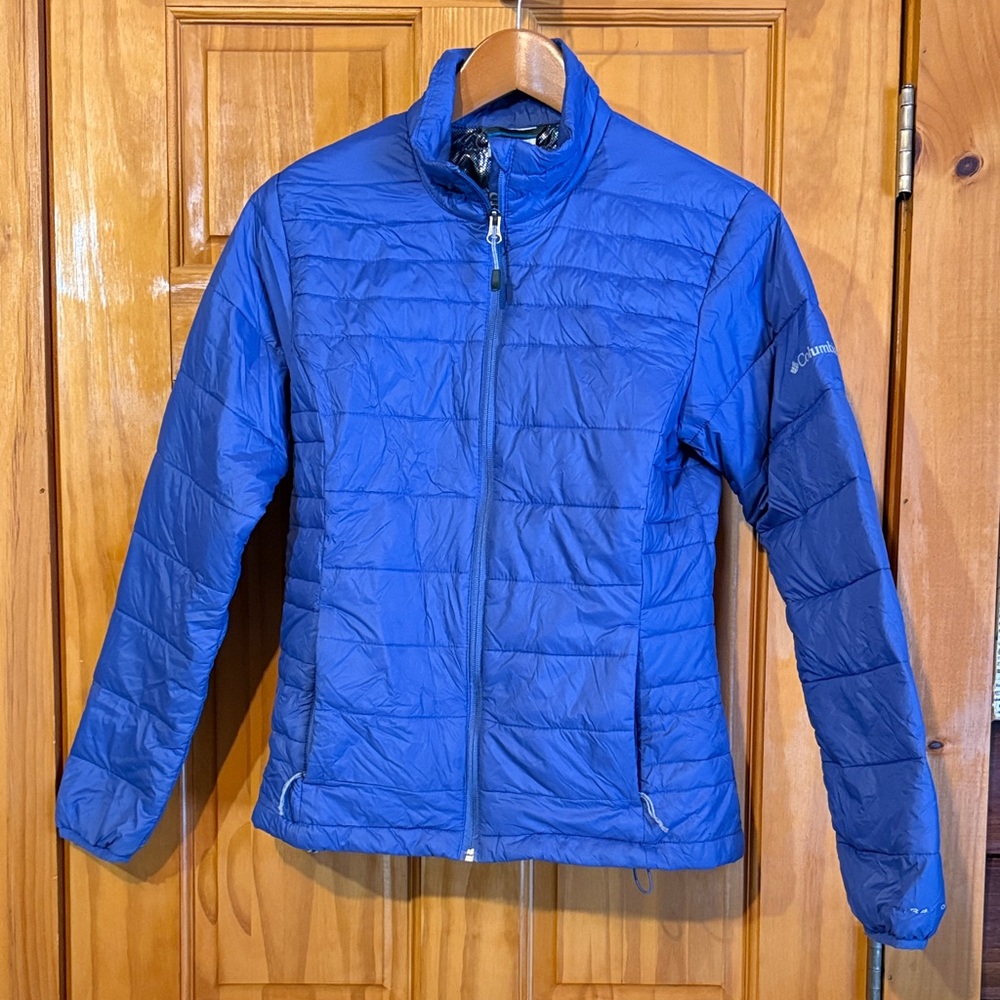 Women's Columbia Purplish Blue Puffer Jacket